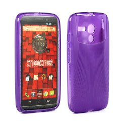 Motorola Moto G TPU Gel Case (Purple)